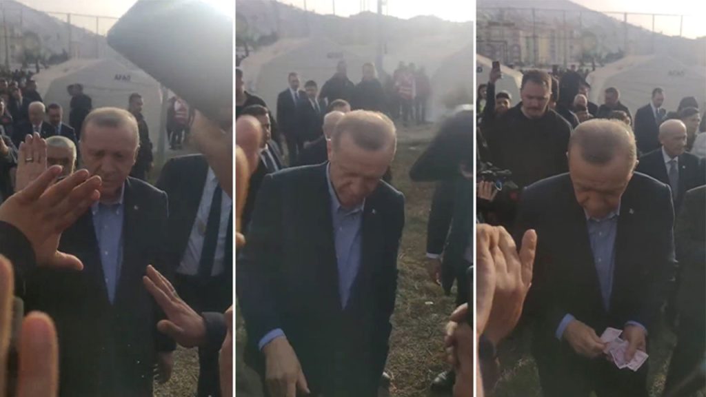 Erdoğan depremzede çocuklara yine para dağıttı