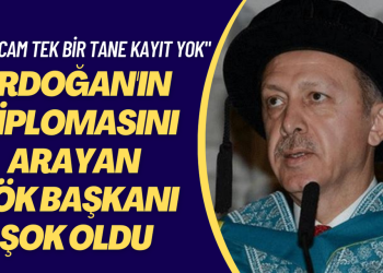Erdoğan’ın diplomasını arayan YÖK Başkanı şok oldu: “Hocam tek bir tane kayıt yok”