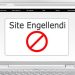 Erişim engellerini duyuran web sitesi de erişime engellendi