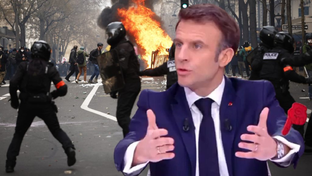 Fransa'da emeklilik yaşı 64'e çıktı, Macron'un saati tepki çekti!