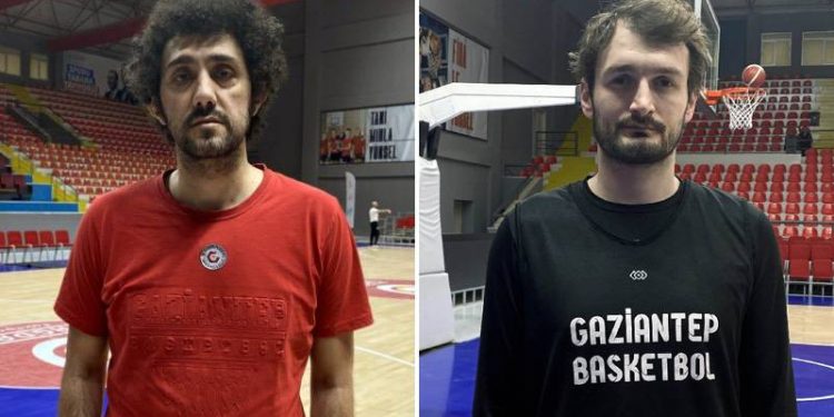 Gaziantep Basketbol'dan Tutku Açık ve Birkan Batuk: "Şans eseri depremden kurtulduk"