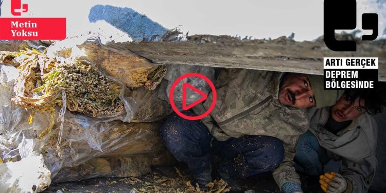 Geleceklerini kurtarmak için enkaz altına girdiler