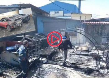 Hatay'da çadır yandı: 10 kişilik depremzede aile sokakta kaldı