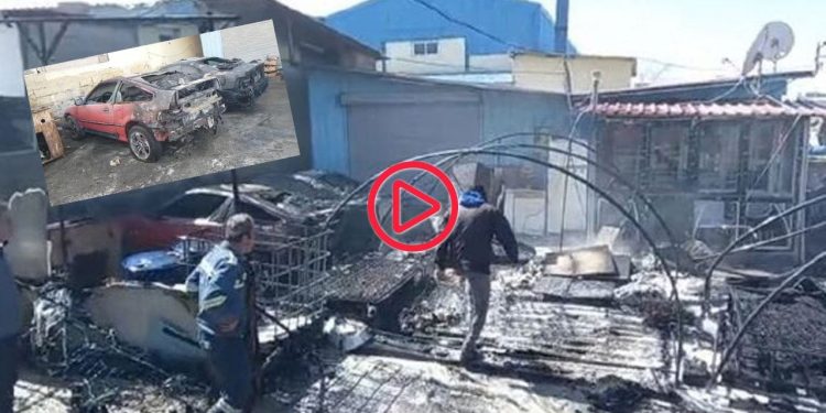 Hatay'da çadır yandı: 10 kişilik depremzede aile sokakta kaldı