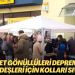 Hizmet gönüllüleri depremzede kardeşleri için kolları sıvadı