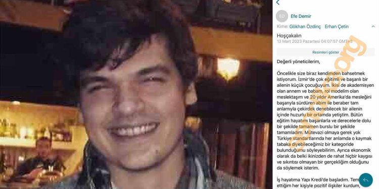 İntihar eden Yapı Kredi çalışanı Efe Demir’den geriye bir cümle kaldı: Kral çıplak demenin suç addedildiği bir ülkede…