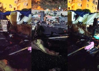 İskenderun'da depremzede çadırında yangın: İkisi ağır üç yaralı