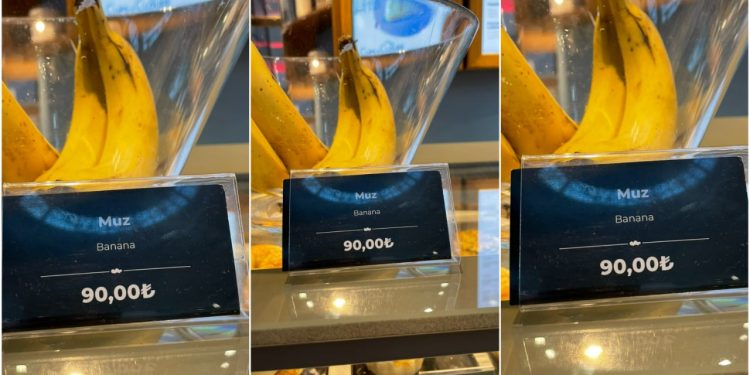 İstanbul Havalimanı'ndaki 90 TL'lik muz yabancıların diline düştü