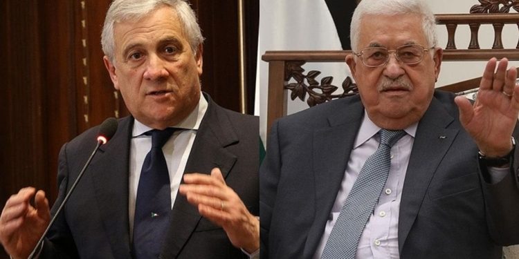 İtalya Dışişleri Bakanı Tajani, Filistinli yetkililerle görüştü