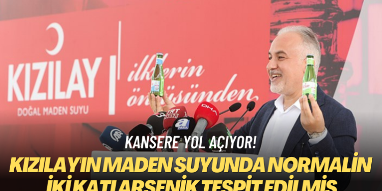 Kansere yol açıyor! Kızılay’ın maden suyunda normalin iki katı arsenik tespit edilmiş