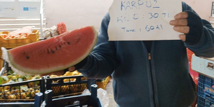 Karpuzun dilimi 60 TL