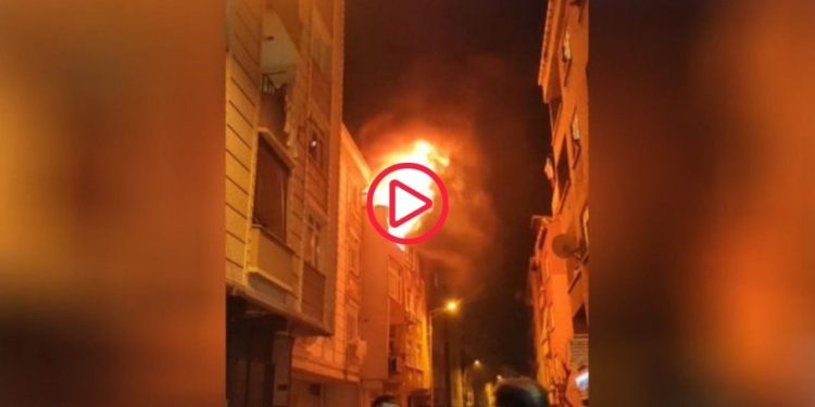 Kiracıları evden çıkarmak için daireyi ateşe veren kişi gözaltına alındı