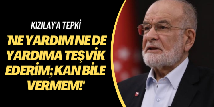 Kızılay’a tepki: Ne yardım ne de yardıma teşvik ederim; kan bile vermem!