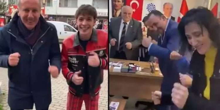 Memleket Partisi 'Muharrem İnce dansı' paylaşmayı yasakladı