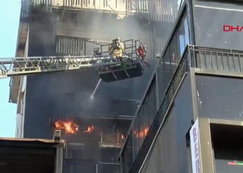 Pendik’te 7 katlı otelde yangın: 2 ölü, 2 yaralı