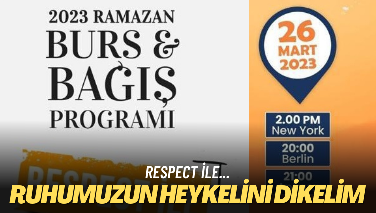 Respect ile… Ruhumuzun heykelini dikelim