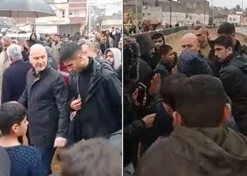 Şanlıurfa’da İçişleri Bakanı Soylu protesto edildi