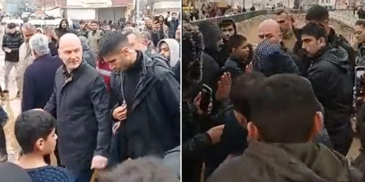Şanlıurfa’da İçişleri Bakanı Soylu protesto edildi