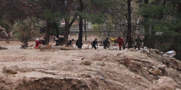 Sele kapılan konteynerdeki kadın ve bebeği aranıyor