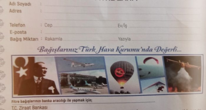 THK, öğrencilerden zarfla fitre topluyor