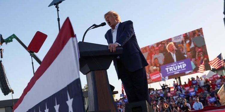 Trump'tan 2024 seçimleri için ilk miting