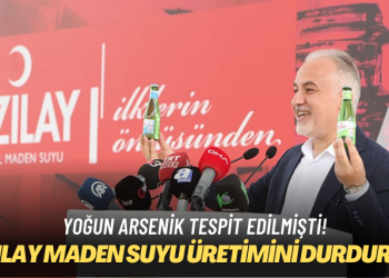 Yoğun arsenik tespit edilmişti! Kızılay maden suyu üretimini durdurdu!