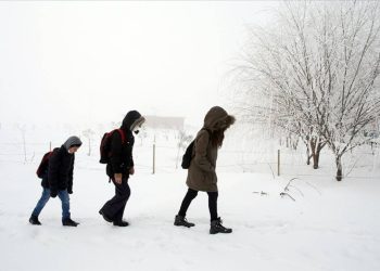 Yozgat'ta eğitime kar engeli: Okullar bir gün tatil edildi