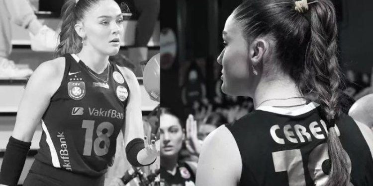 Zehra Güneş, maça depremde hayatını kaybeden voleybolcu Ceren'in formasıyla çıktı