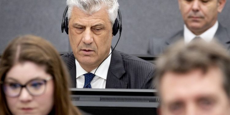 Eski Kosova Cumhurbaşkanı Taçi, Lahey’de savaş suçu ithamlarını kabul etmedi