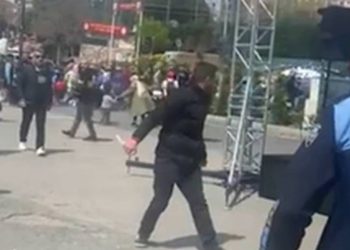 23 Nisan şenliğinde sahneye çıkan bıçaklı saldırgan tutuklandı