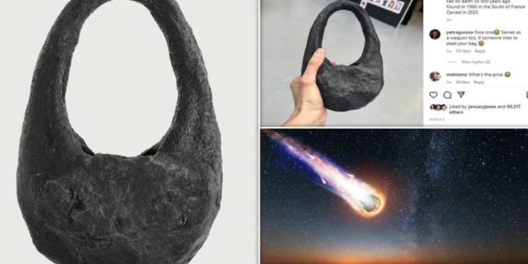 55 bin yıl önce düşen göktaşından çanta yaptılar; fiyatı şaşırttı!