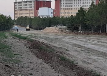 Beytepe’de tepki çeken yol çalışması yeniden başladı