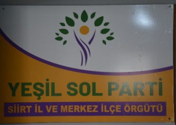 Yeşil Sol Parti’nin Sêrt 3. sıra adayı değişti