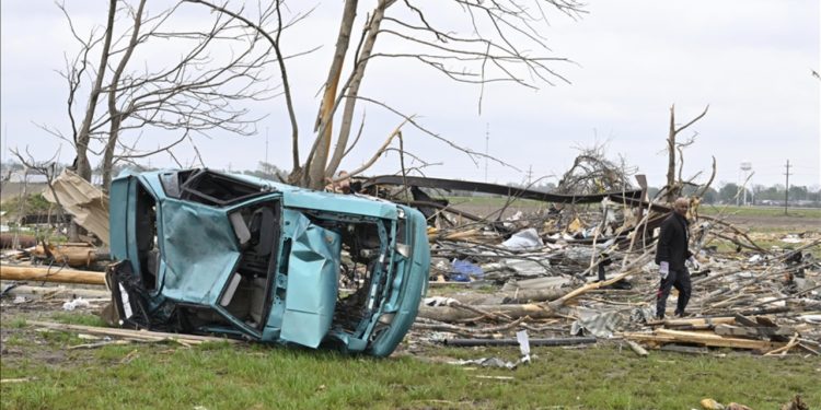 ABD'de meydana gelen hortumlarda 18 kişi hayatını kaybetti