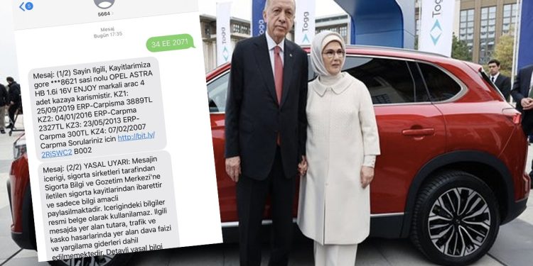 Ağırel: Erdoğan'a teslim edilen TOGG'un plakası bir Opel araca aitmiş