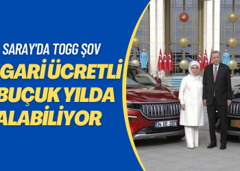 Asgari ücretli 9 buçuk yılda alabiliyor: Saray’da TOGG şov