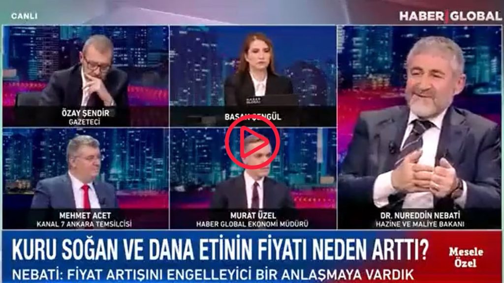 Bakan Nebati'den et fiyatları açıklaması: Koyun eti çok ucuz ama koktuğu için yenmiyor