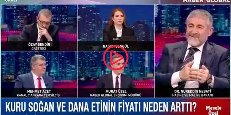 Bakan Nebati'den et fiyatları açıklaması: Koyun eti çok ucuz ama koktuğu için yenmiyor
