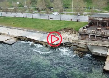 Beylikdüzü sahili çöküyor: 'Sıvılaşmaya bağlı olarak denize doğru 1.5 metre kayacaktır'