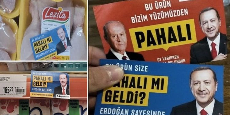 'Bu ürün size pahalı mı geldi? Erdoğan sayesinde' çıkartması yapıştırmıştı: CHP gençlik kolları üyesi gözaltına alındı