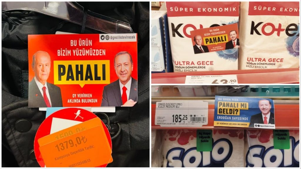 'Bu ürün size pahalı mı geldi? Erdoğan sayesinde' çıkartmasının tasarımcısı gözaltına alındı