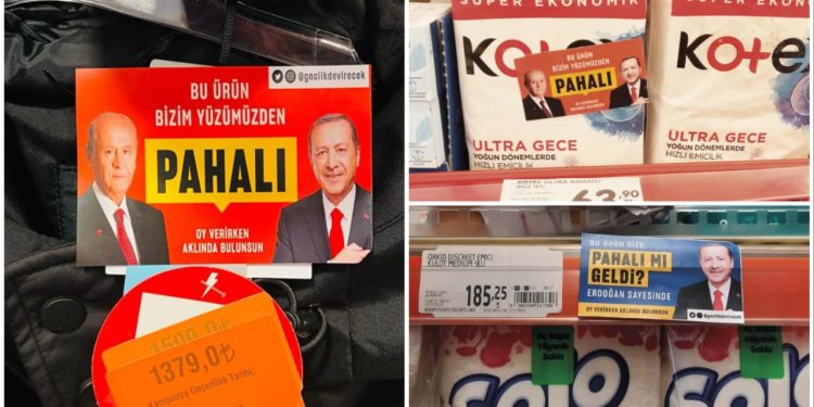 'Bu ürün size pahalı mı geldi? Erdoğan sayesinde' çıkartmasının tasarımcısı gözaltına alındı