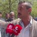 Bursa'da inşaat işçileri 2 aydır alamadıkları maaşları için eylem yaptı