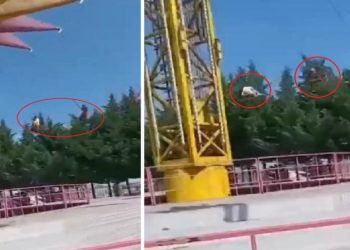 Bursa'daki lunaparkta art arda iki kaza