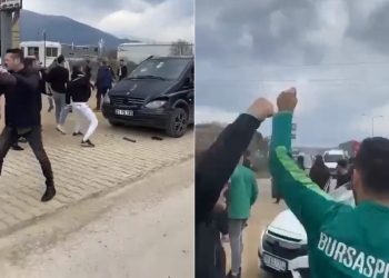 Bursaspor taraftarlarından yine ırkçı saldırı: 21 plakalı aracı taş yağmuruna tuttular