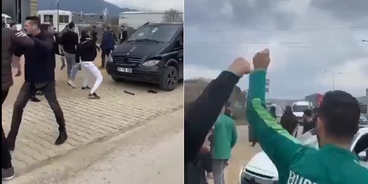 Bursaspor taraftarlarından yine ırkçı saldırı: 21 plakalı aracı taş yağmuruna tuttular