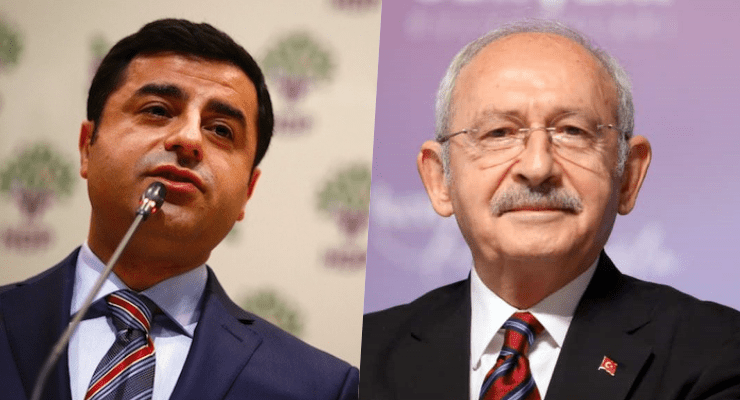 Tutuklu eski HDP eş genel başkanı Selahattin Demirtaş, millet ittifakının cumhurbaşkanı adayı ve CHP Genel Başkanı Kemal Kılıçdaroğlu’nun ‘Alevi’ videosunu alıntılayarak “Herkes gönül gözüyle izlemeli, kalbiyle hissederek dinlemeli” diye yazdı.