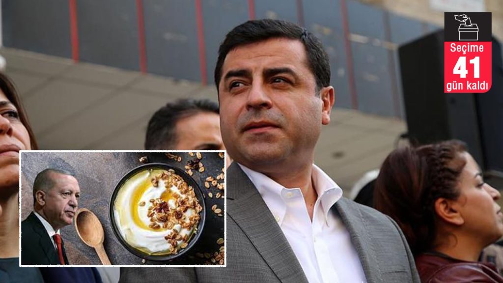 Demirtaş 'manda yoğurdu' karışımını hatırlattı: Erdoğan halkın halinden anlayamaz çünkü dünyanın en zenginlerinden