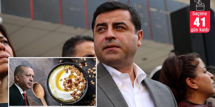 Demirtaş 'manda yoğurdu' karışımını hatırlattı: Erdoğan halkın halinden anlayamaz çünkü dünyanın en zenginlerinden