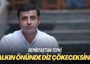 Demirtaş’tan tepki: Halkın önünde diz çökeceksiniz!